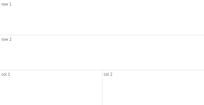 Email client creations: nested cells Email client creations: nested cells