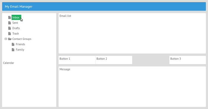 Tree widget Tree widget