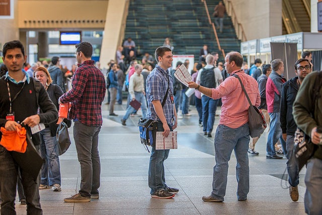 Attendees at All Things Open 2016 in Raleigh, NC, USA Attendees at All Things Open 2016 in Raleigh, NC, USA