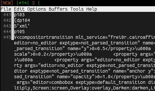 Edit decision lists. Edit decision lists.