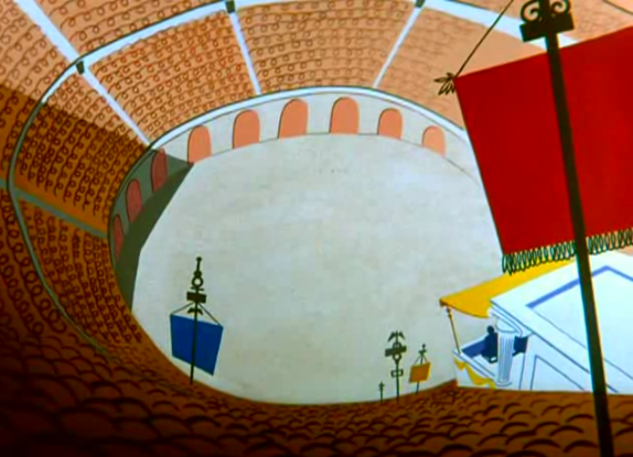 A Looney Tunes colisseum A Looney Tunes colisseum