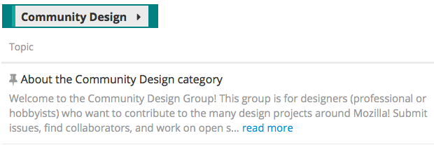 Design Community Category, Flipped Contribution Model Design Community Category, Flipped Contribution Model