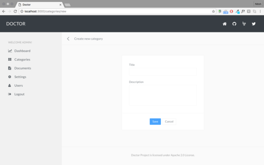 Doctor add category Doctor add category