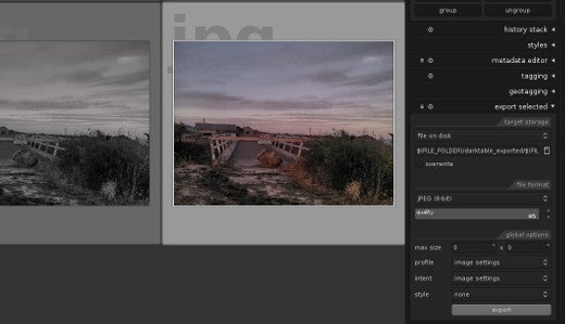Export button Export button
