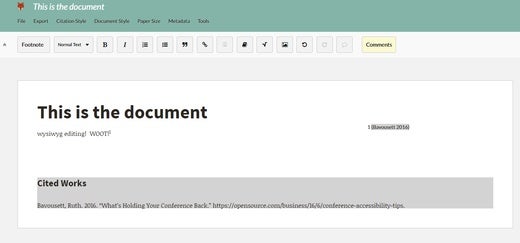 Editing a document. Editing a document.