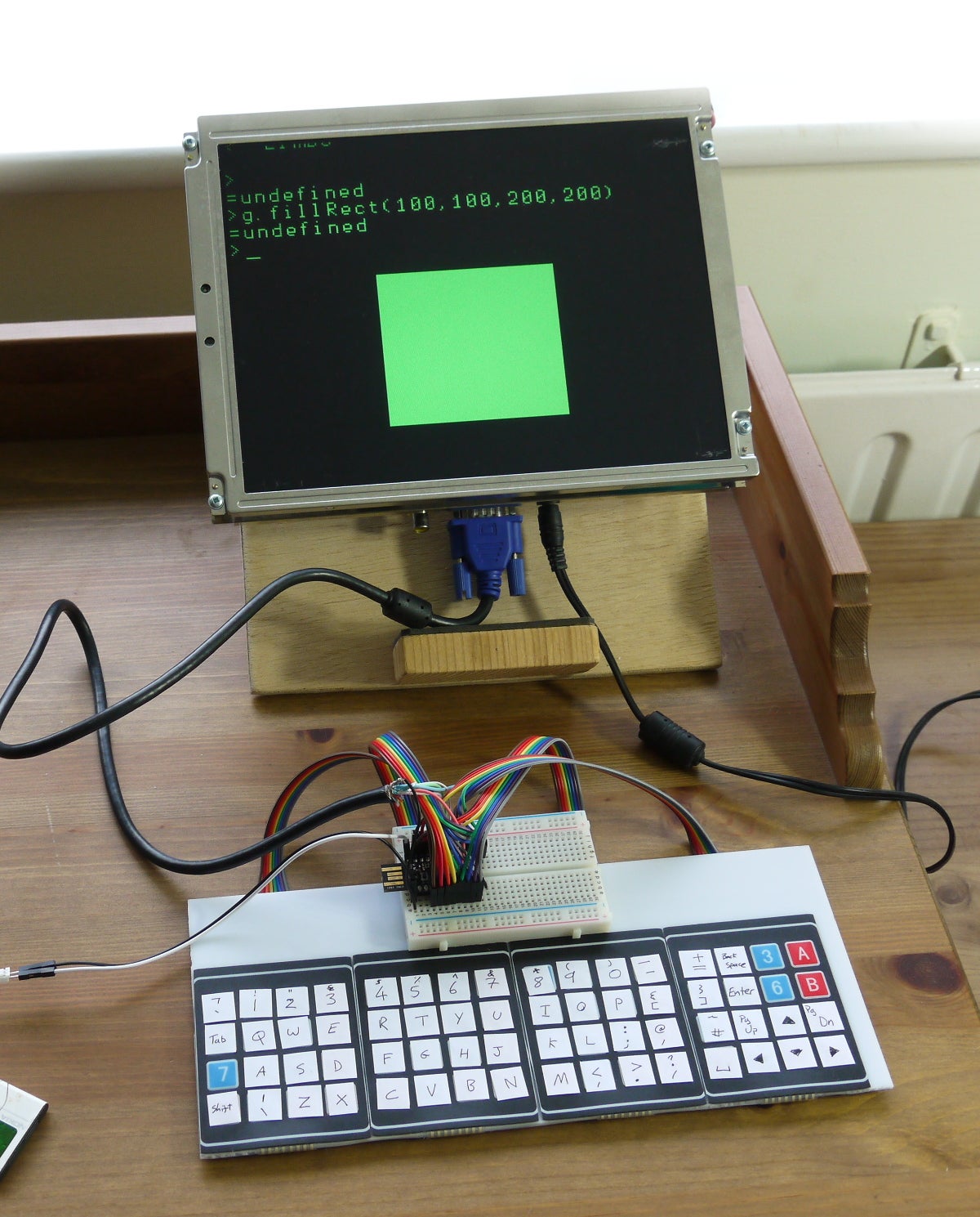 home computer with Espruino home computer with Espruino