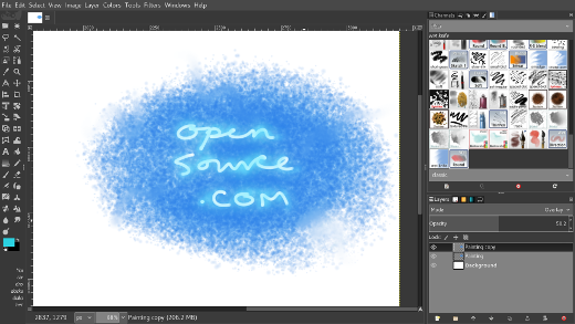 GIMP screenshot GIMP screenshot
