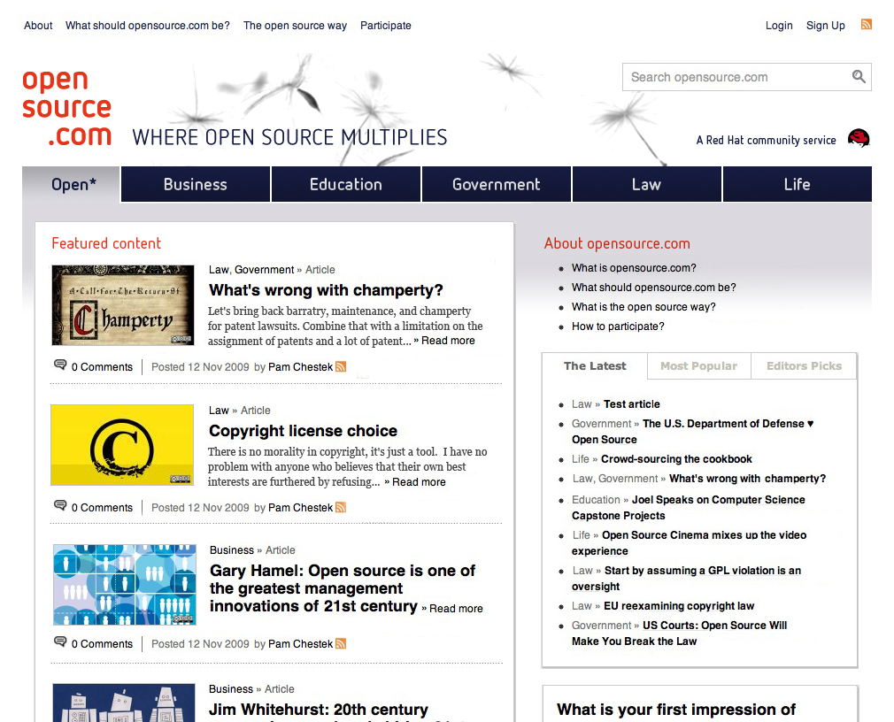 opensource.com final design