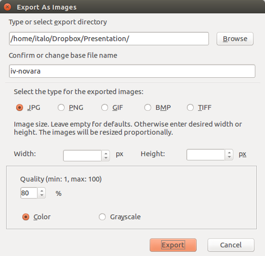 Export as images extension Export as images extension