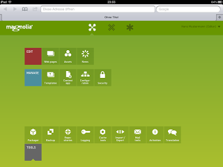Magnolia 5.0 UI Magnolia 5.0 UI