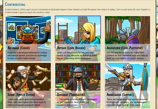 CodeCombat ways to contribute CodeCombat ways to contribute
