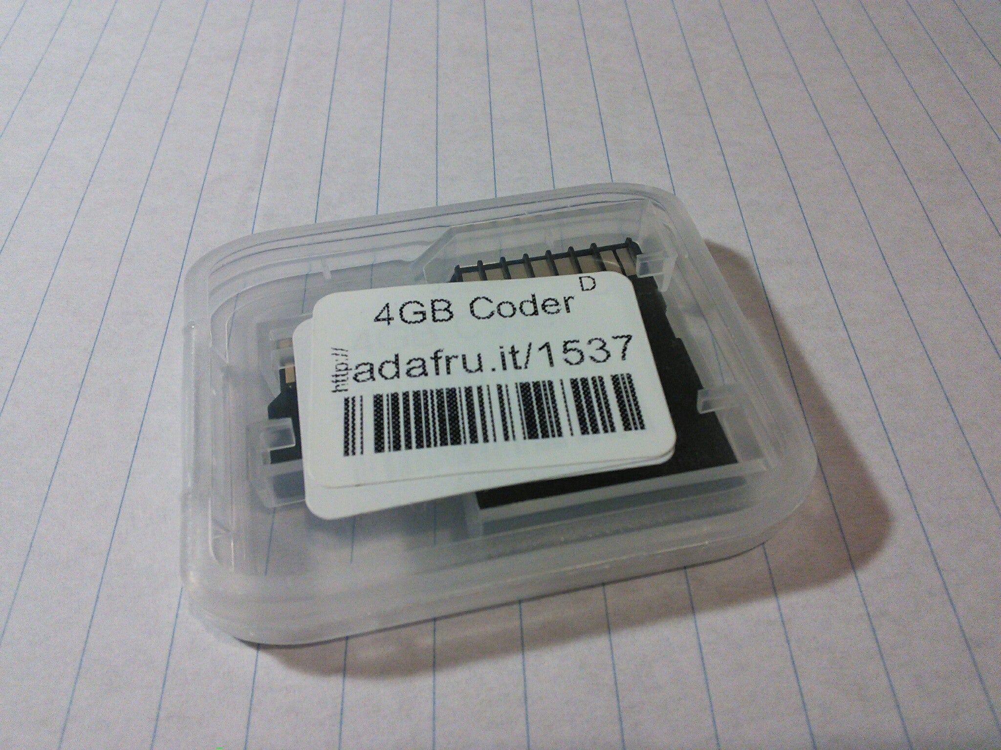 SD Card with Coder from AdaFruit SD Card with Coder from AdaFruit