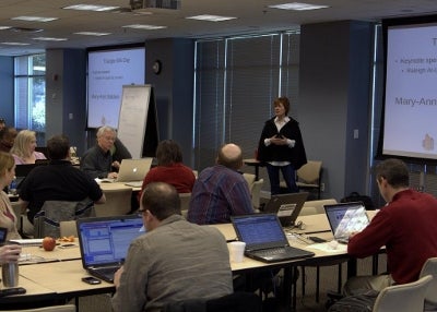 Mary-Ann Baldwin 在 Triangle Wiki Day 上发言