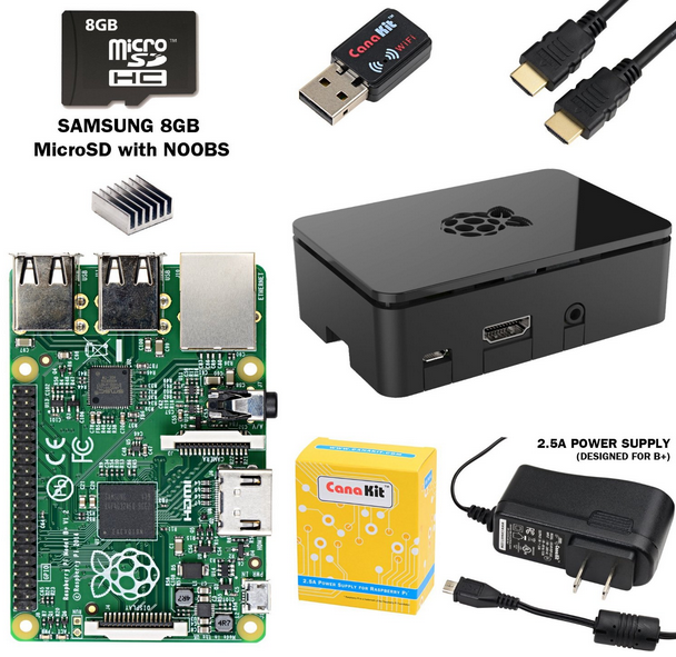 Raspberry Pi 2 Canakit Starter Kit