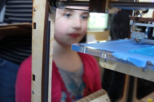 The magic of 3D printing. The magic of 3D printing.