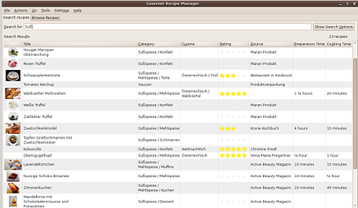 Gourmet Recipe Manager Gourmet Recipe Manager