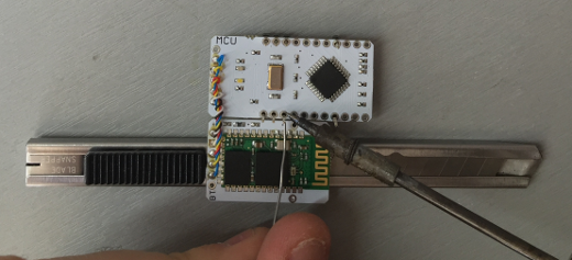 Photo of soldering Photo of soldering