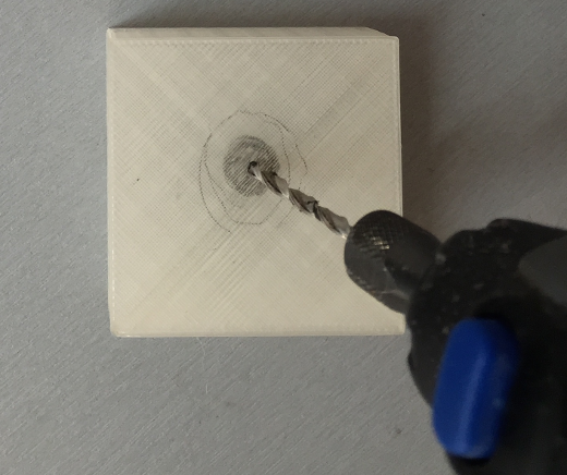 drill hole drill hole