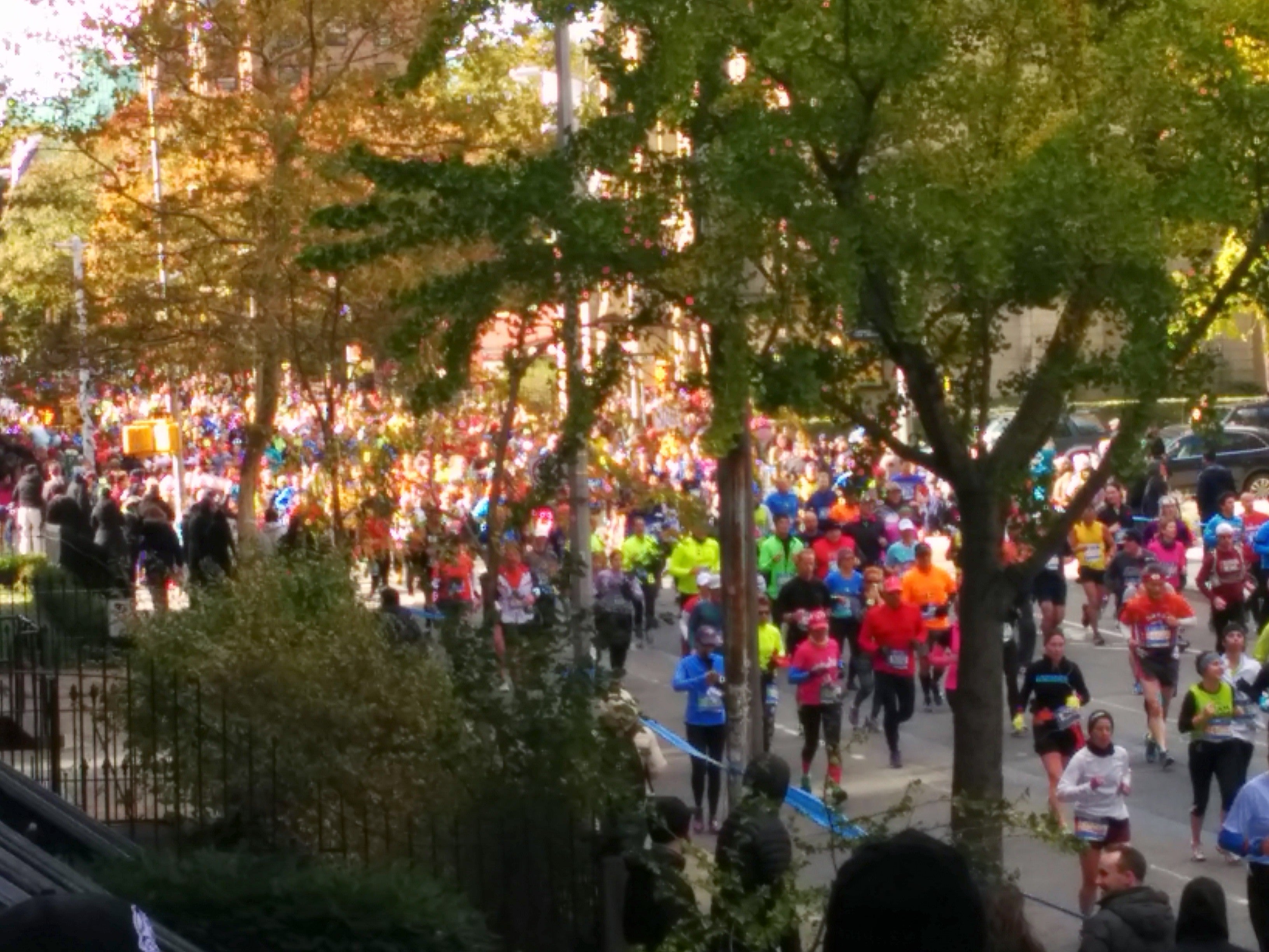 Large number of Runners at New York city Marathon Large number of Runners at New York city Marathon