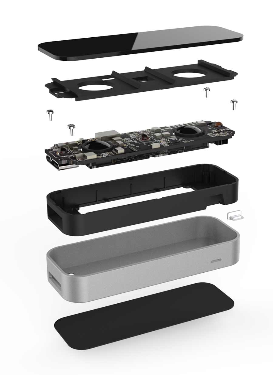 Each part of the device Each part of the device