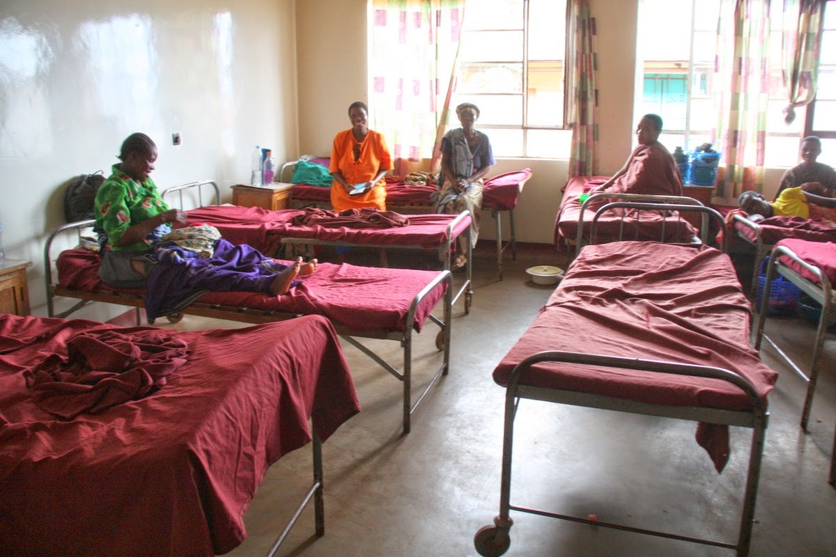 Maternity ward at the 400-bed Haydom Lutheran Hospital in Tanzania, Africa. Maternity ward at the 400-bed Haydom Lutheran Hospital in Tanzania, Africa.
