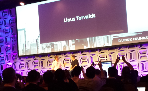 Linus Torvalds at LinuxCon North America 2015 Linus Torvalds at LinuxCon North America 2015