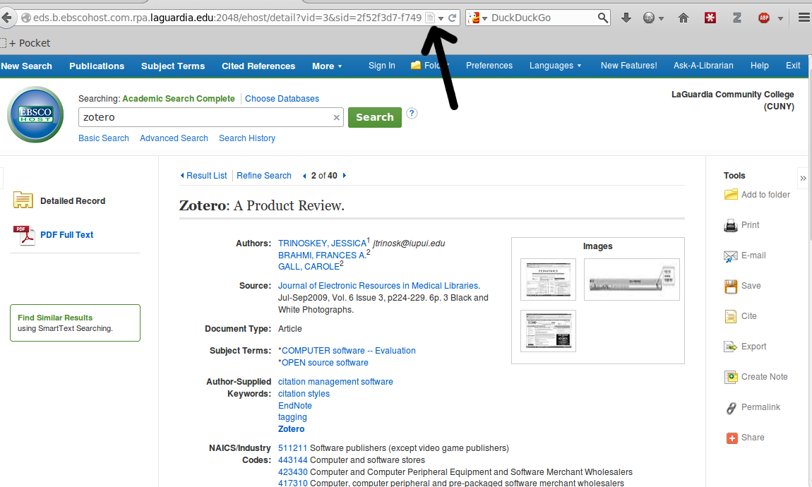 Importing content into Zotero Importing content into Zotero