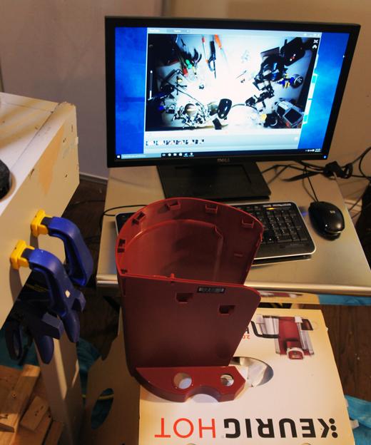 The capture PC running The capture PC running