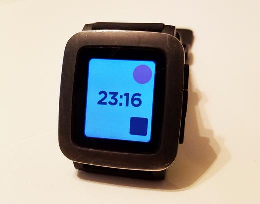 The native watchapp interface The native watchapp interface