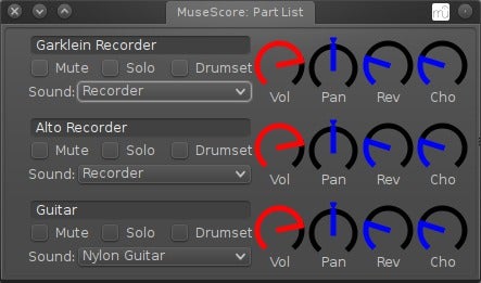 Musescore screenshot Musescore screenshot