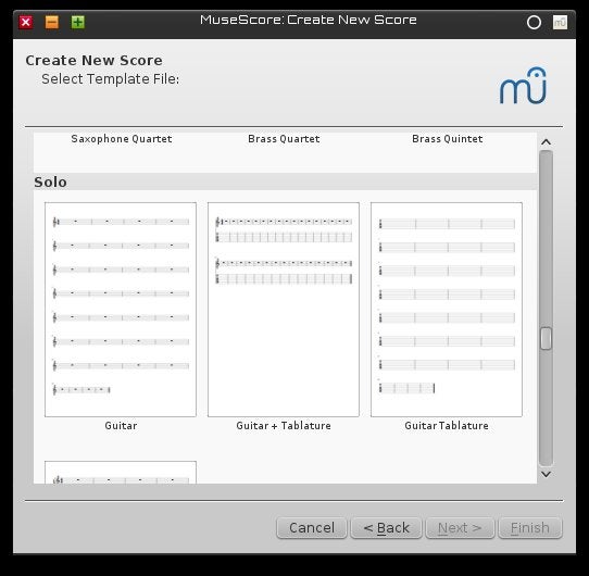 Create new score Create new score
