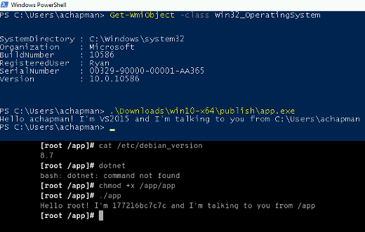 run output run output