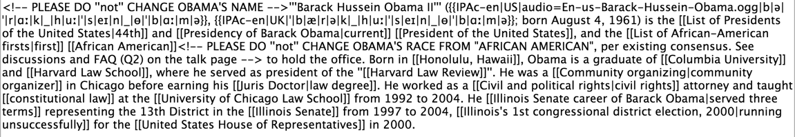 Wiki Markup Wiki Markup