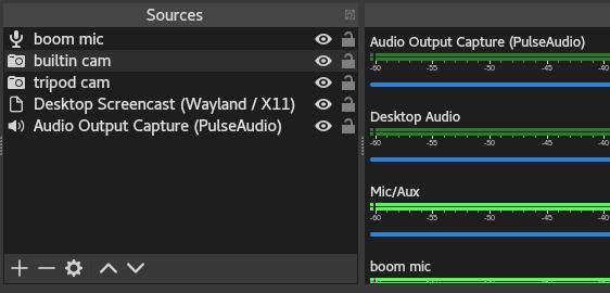 Adding a source in OBS