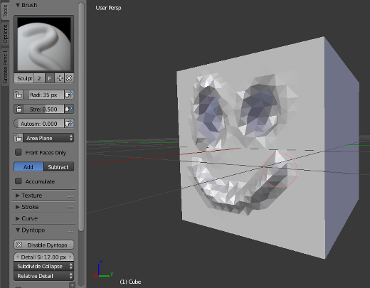screenshot Dyntopo is enabled! screenshot Dyntopo is enabled!