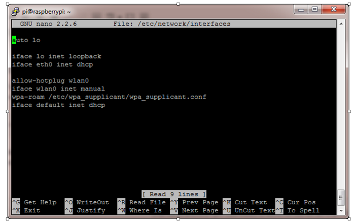 File editor nano File editor nano
