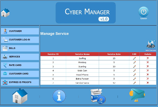 manage services manage services