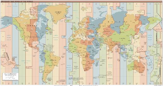 Time zones map Time zones maps