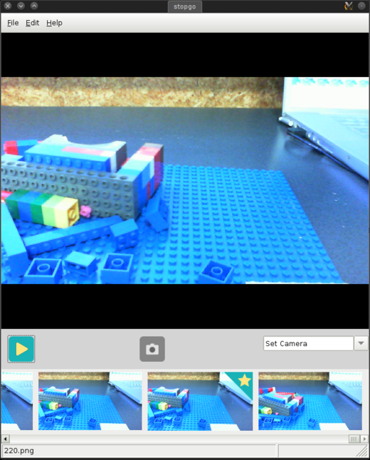 The StopGo interface. The StopGo interface.