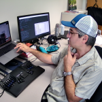 Self portrait with OBS and multiple monitors