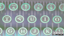 Typewriter keys
