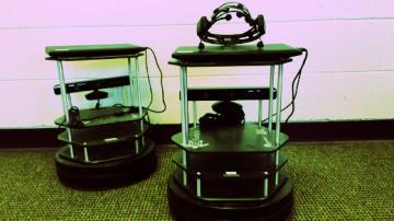 EEG headset robots