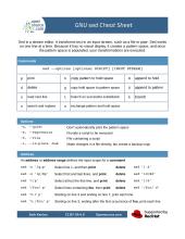 GNU sed cheat sheet