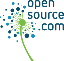 Opensource.com logo with dandelion