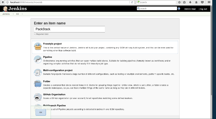 Entering PackStack project
