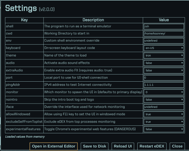 eDEX-UI file browser