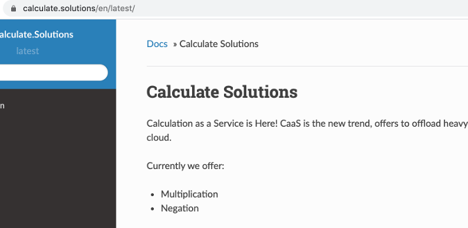 Read the Docs final website