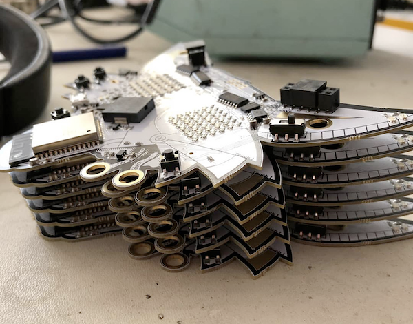 The Fri3d Camp 2018 Badge.