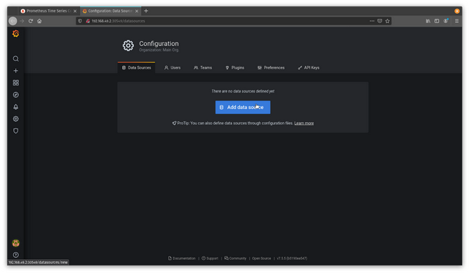 Add data source option