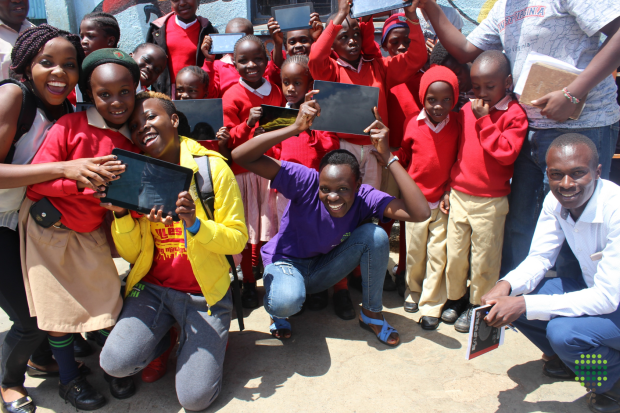 Group photo of Tunapanda team members